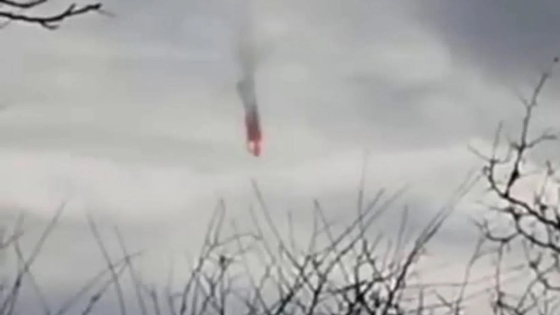 Dramatic moment burning Russian warplane plunges from the sky and explodes in Ukrainian missile strike [Video]