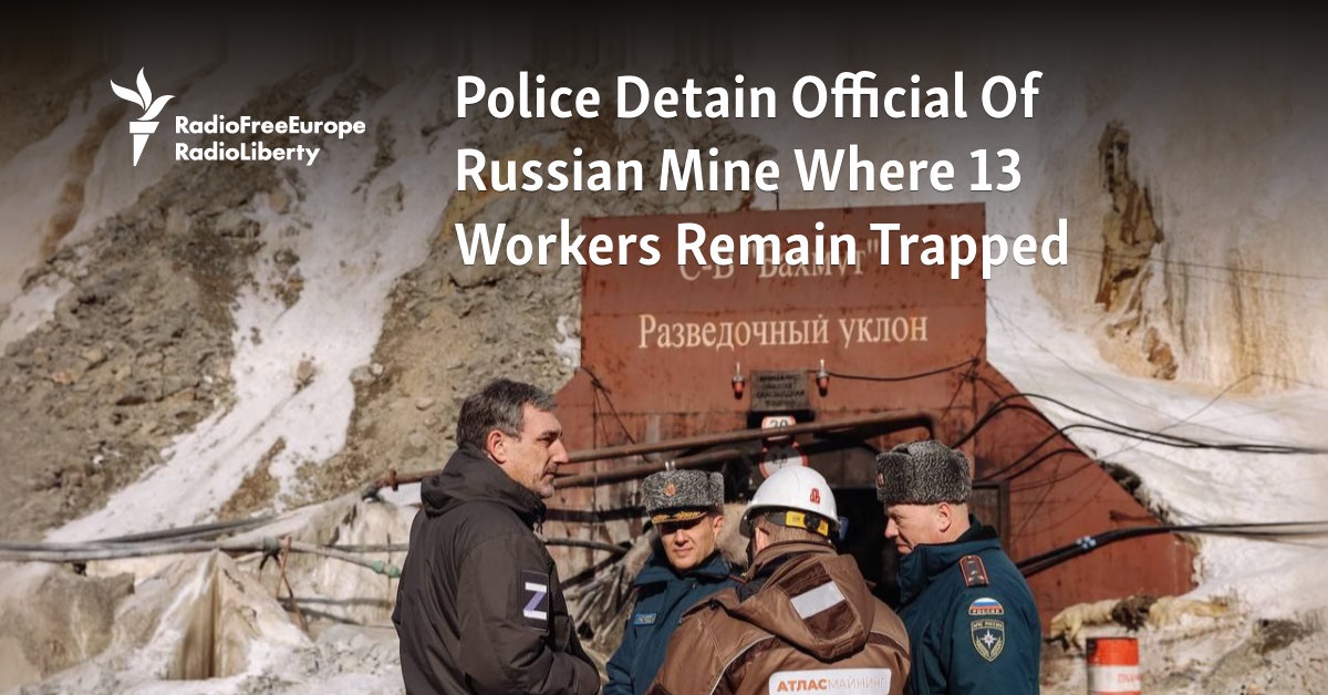 Police Detain Official Of Russian Mine Where 13 Workers Remain Trapped [Video]
