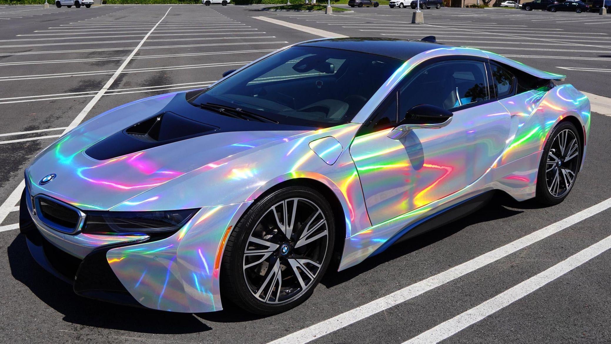 Embrace Your Inner Paris Hilton With This Holographic BMW i8 [Video]