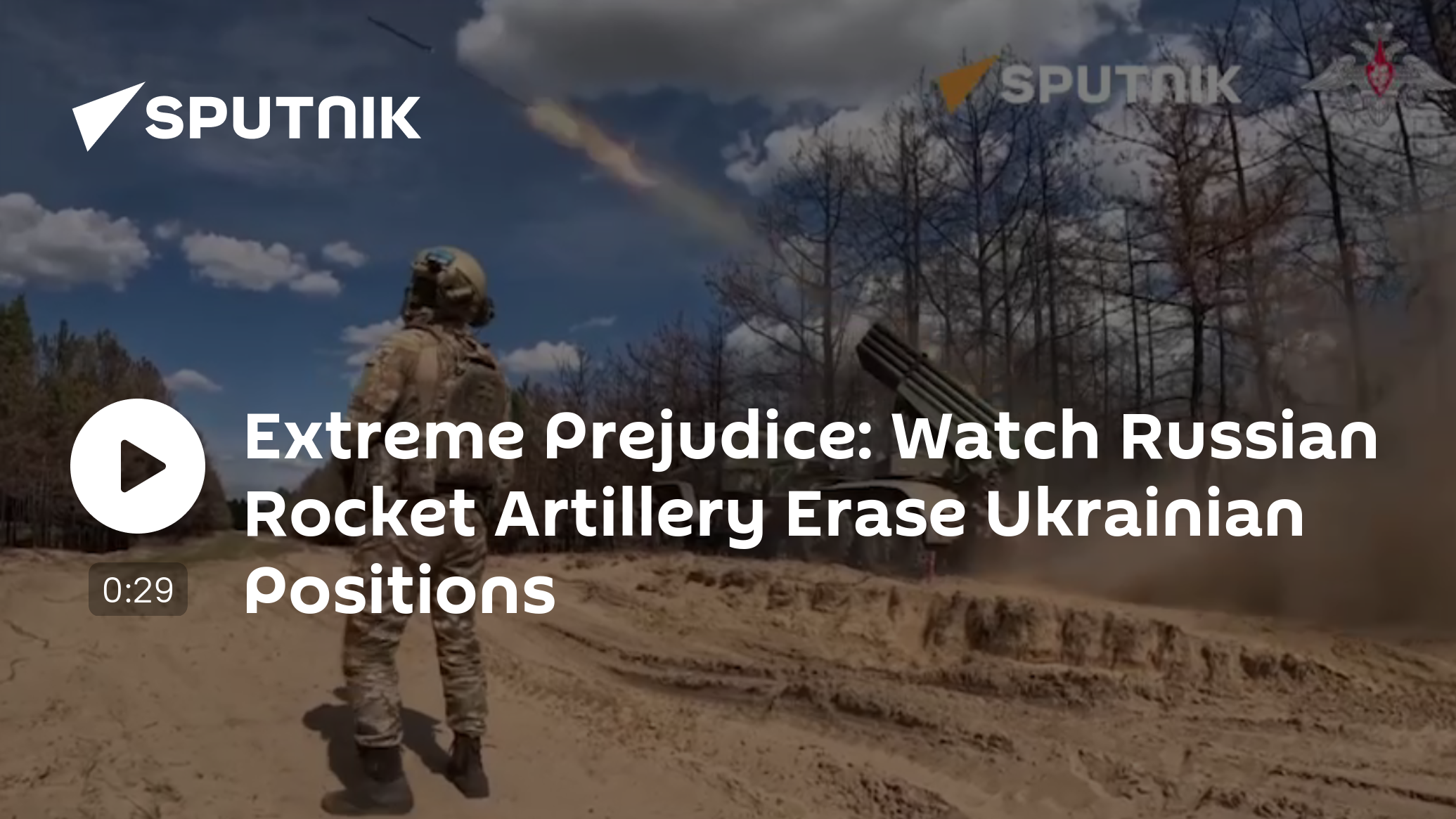 Extreme Prejudice: Watch Russian Rocket Artillery Erase Ukrainian Positions [Video]