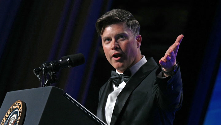 SNL star Colin Jost pays tribute to late grandfather at White House | Culture [Video]