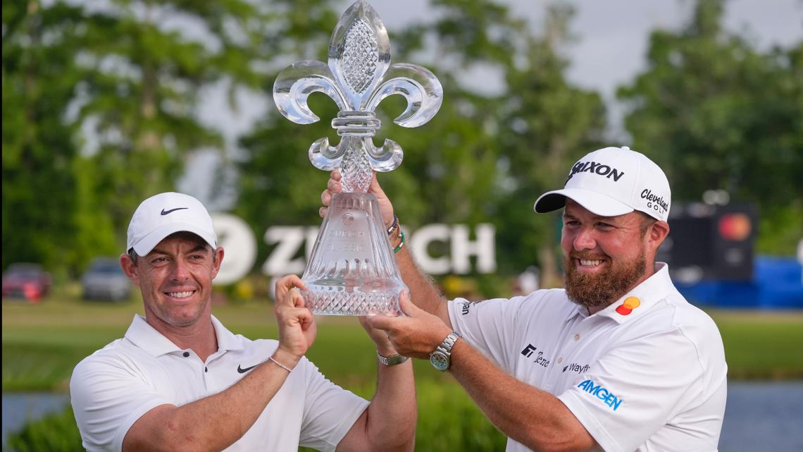 Rory McIlroy and Shane Lowry rally to win Zurich Classic in a playoff [Video]