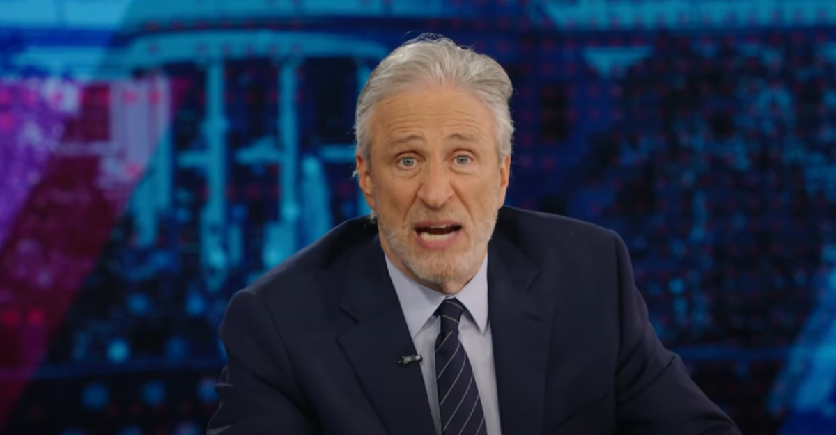 Jon Stewart rips into Trump’s attitude in court: ‘Imagine committing so many crimes, you get bored at trial’ [Video]