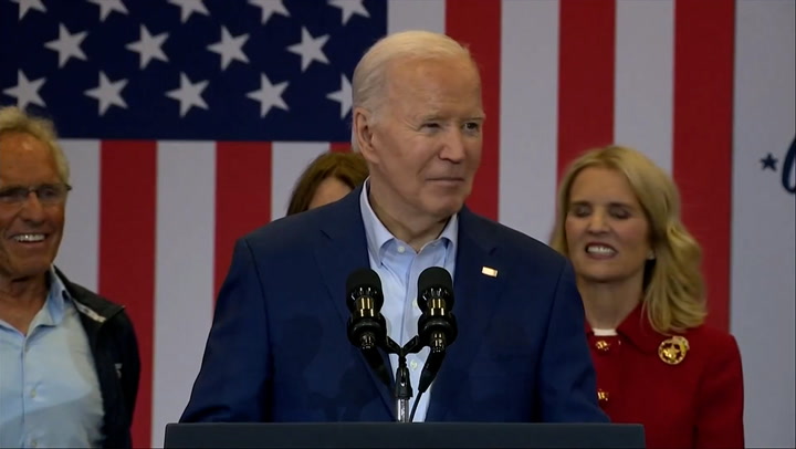 Biden jokes he looks 40 as Kennedy family endorses 2024 campaign | News [Video]