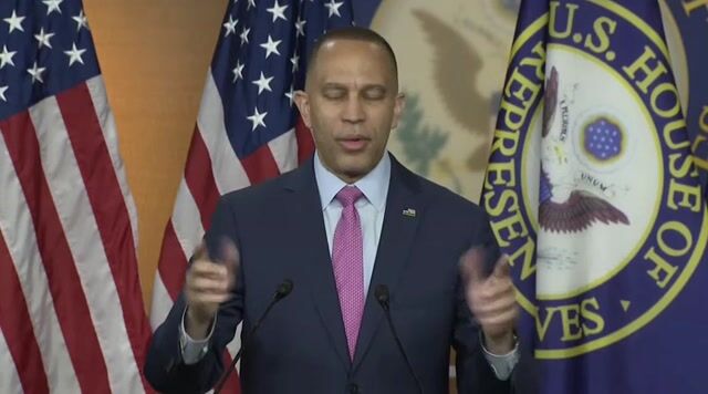 Hakeem Jeffries on Moscow Marjorie Taylor Greene and how Dems would vote on her potential effort to oust Mike Johnson. [Video]