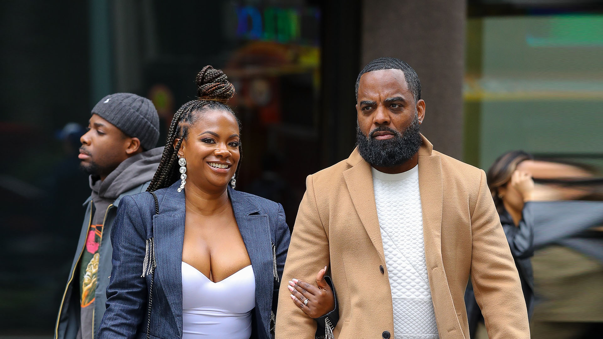 RHOA star Kandi Burruss and husband Todd seen in rare NYC outing as they promote new career move after quitting show [Video]