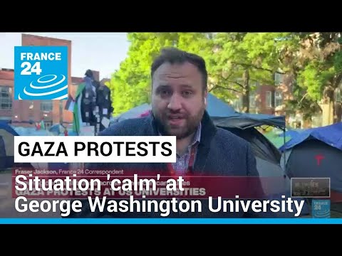 On the ground: ‘No police presence’ at calm George Washington University Gaza protest • FRANCE 24 [Video]
