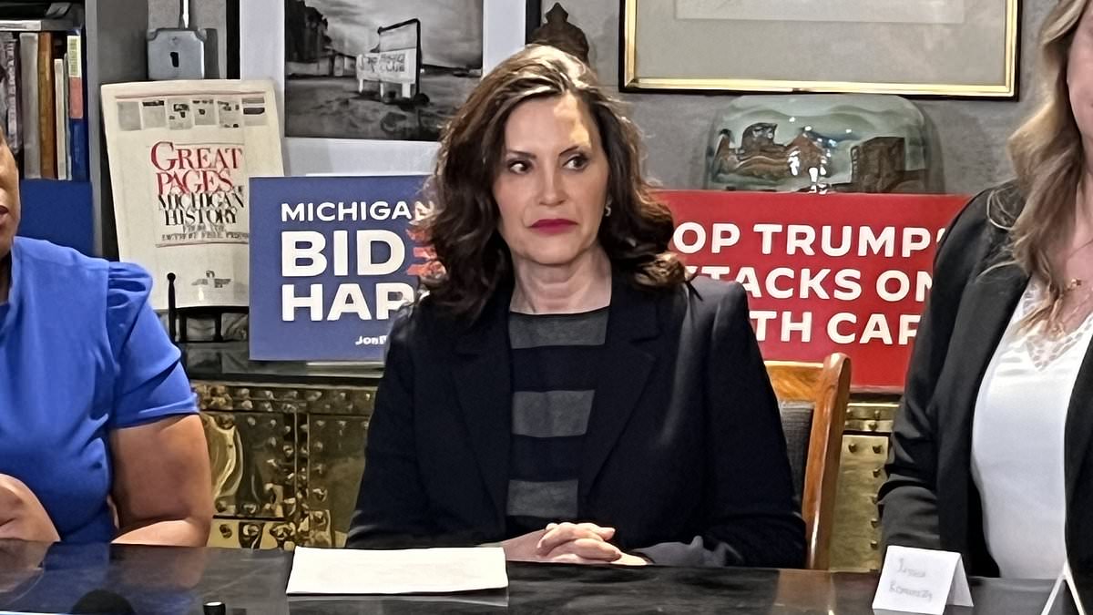 Michigan Governor Whitmer calls Trump’s abortion stance ‘baloney’ and insists you ‘can’t trust him’ after he told TIME states could ‘monitor pregnancies’ [Video]