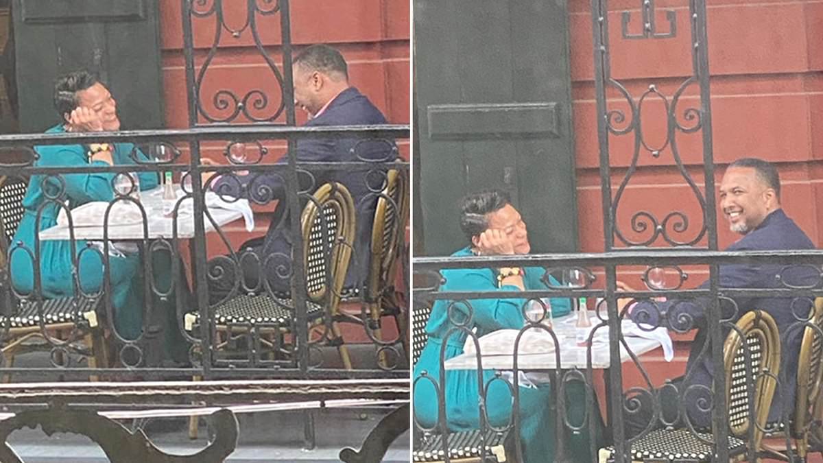 New Orleans’ Dem Mayor LaToya Cantrell is seen enjoying cozy dinner-a-deux with on-duty, taxpayer-funded bodyguard after denying affair with him [Video]