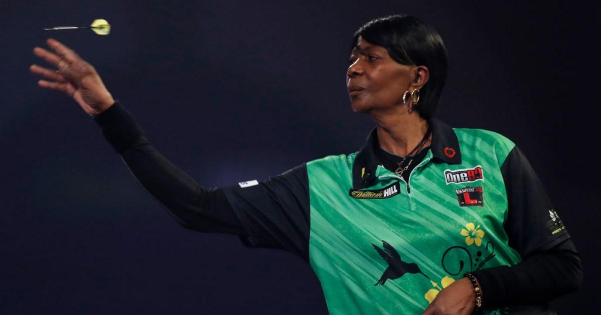 Female darts star Deta Hedman refuses to face transgender player and forfeits tournament [Video]