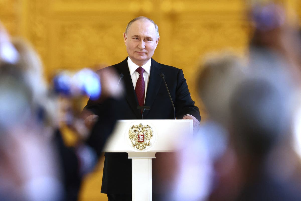Watch: Putin inaugurated for fifth Russian presidential term after sham election victory [Video]