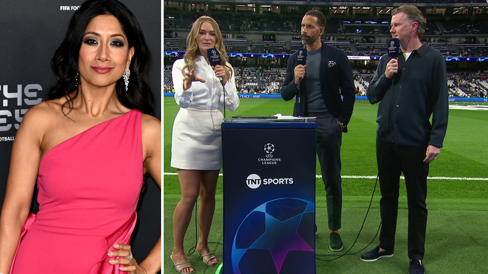 Awkward moment Laura Woods is told she is ‘BATTERING’ her own TNT Sports pundits live on TV [Video]