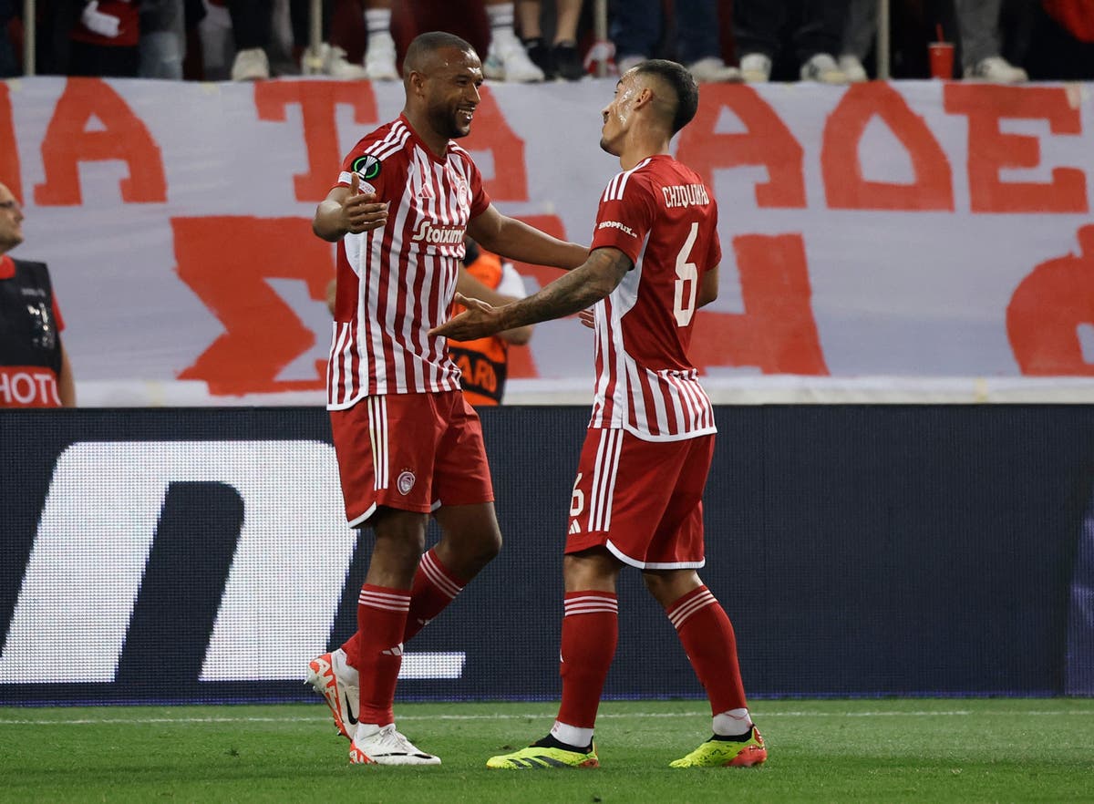 Olympiacos v Aston Villa LIVE: Europa Conference League latest score and goal updates as Ayoub El Kaabi strikes again in semi-final [Video]