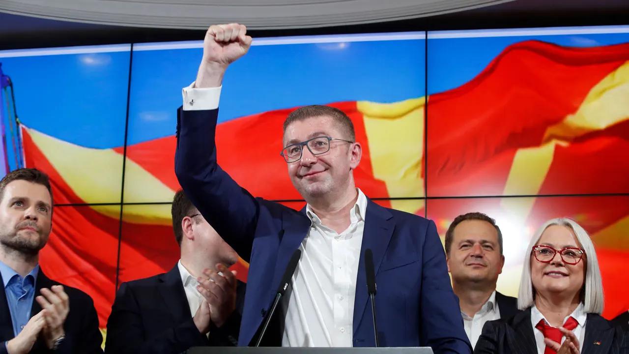Center-right coalition wins North Macedonia parliamentary election, but must seek governing coalition partner [Video]
