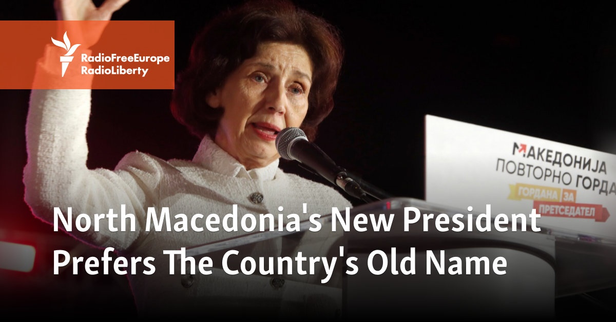 North Macedonia’s New President Prefers The Country’s Old Name [Video]
