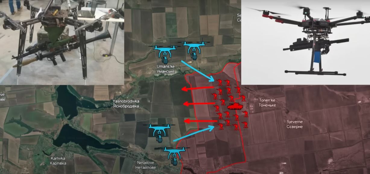 Frontline report: Ukrainian forces unleash flying machine guns against Russian assaults west of Avdiivka [Video]