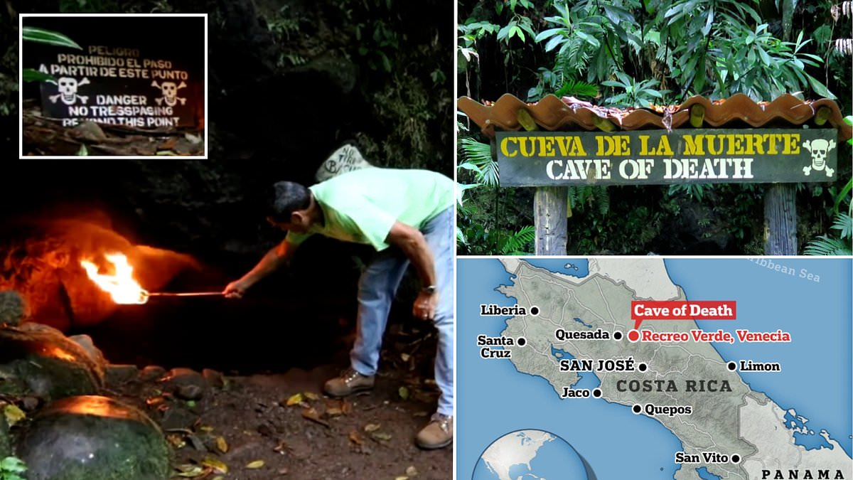 Beware of the ‘Cave of Death’: Terrifying cavern appears harmless to the naked eye – but instantly kills any creature that enters it [Video]