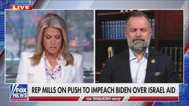 Rep. Cory Mills plans to file impeachment resolution against Biden for restricting some bombs to Israel. [Video]