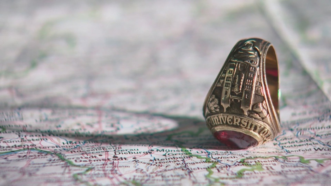 Lost class ring found by retired airman over six decades ago returned to owner’s family [Video]