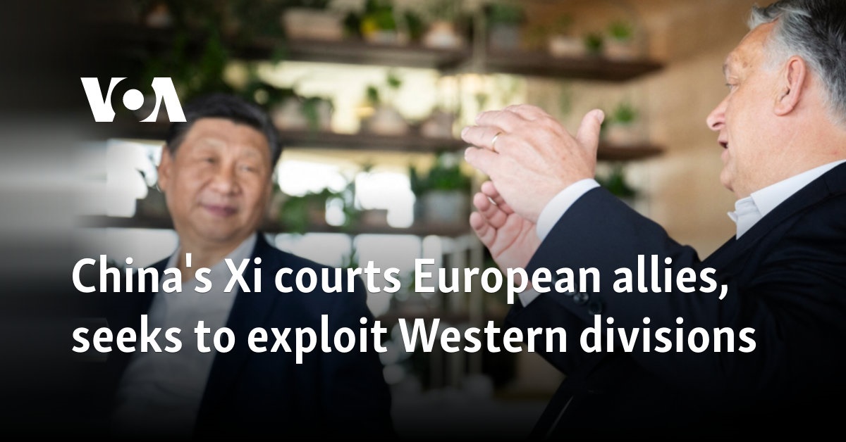 China’s Xi courts European allies, seeks to exploit Western divisions, analysts say [Video]