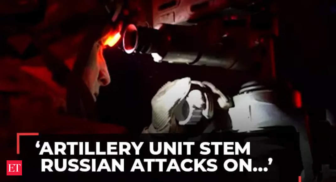 Russia-Ukraine war: Artillery unit stem Russian attacks on the frontline without rest, watch! – The Economic Times Video