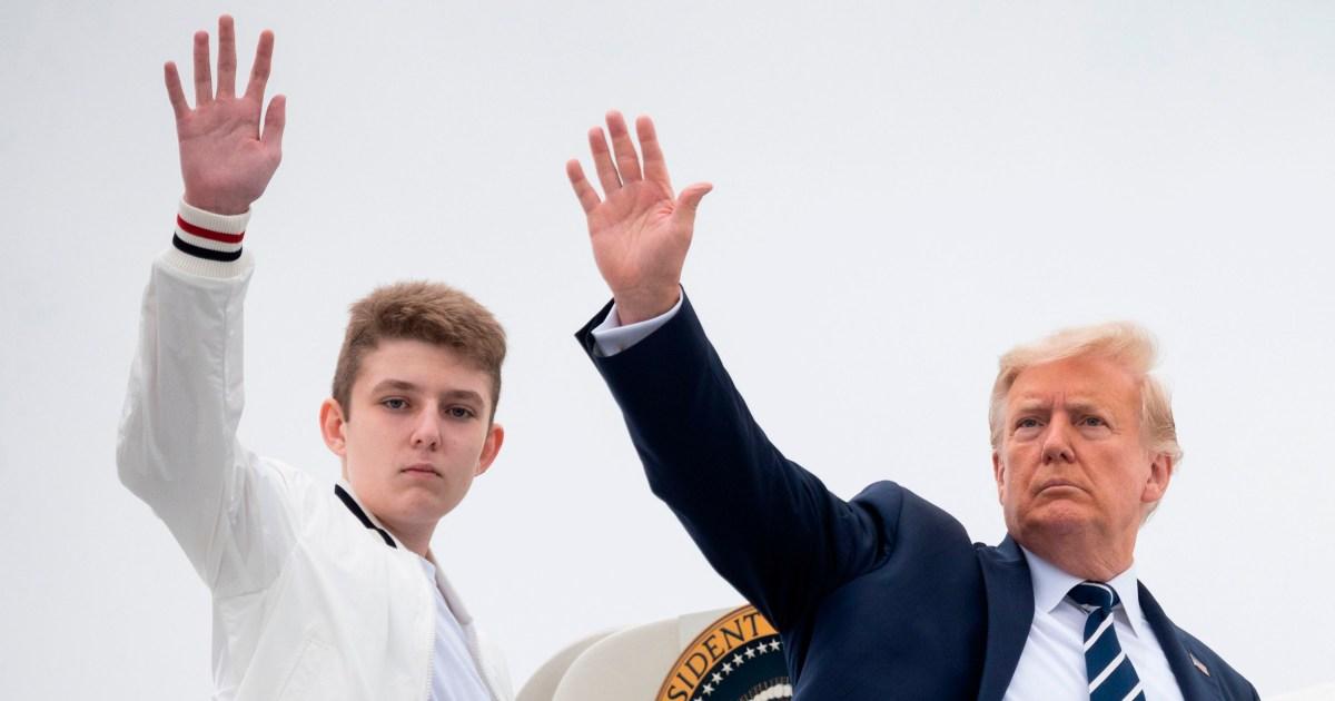 Donald Trump says it’s ‘funny’ his son Barron, 18, likes politics | US News [Video]