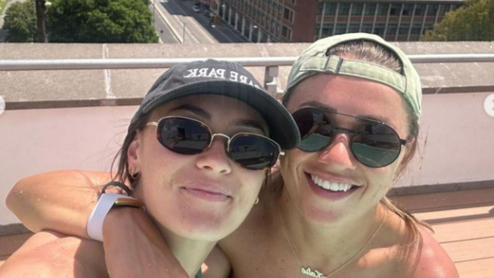 Katie McCabe sparks romance rumours as she beams on Rome holiday with Arsenal teammate Caitlin Foord [Video]