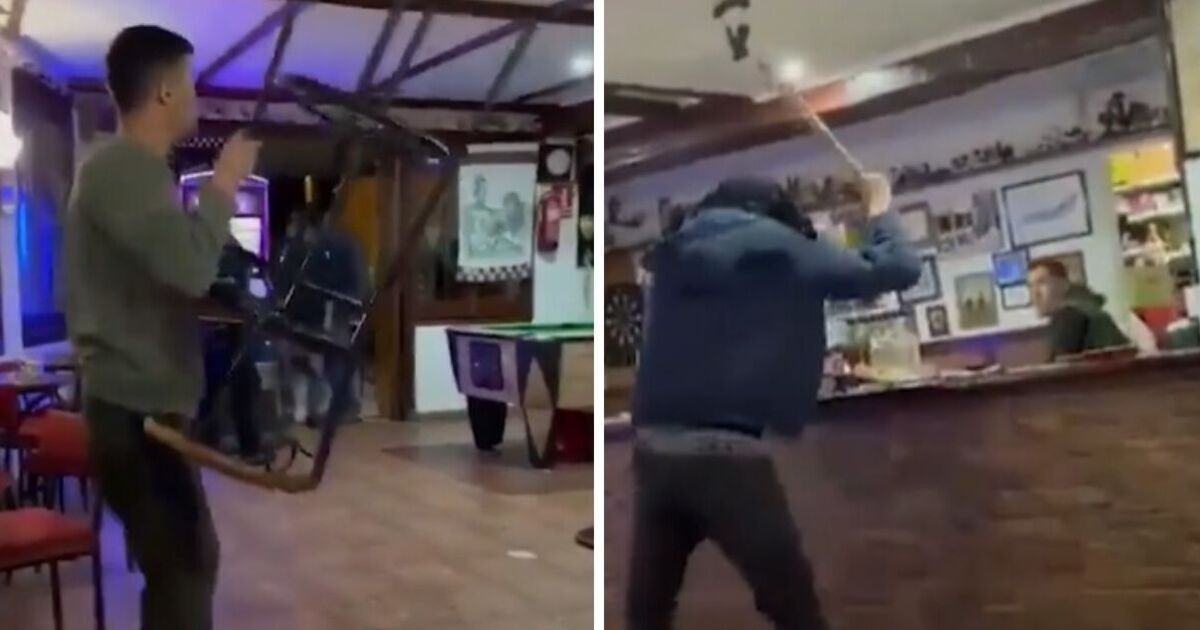 Video shows shocking moment pub brawl breaks out in Costa Brava | World | News [Video]