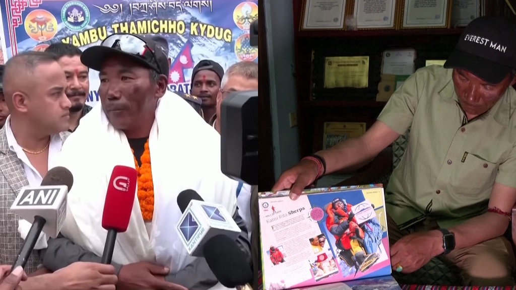 Nepali Sherpa guide Everest Man breaks own record with 29th summit [Video]