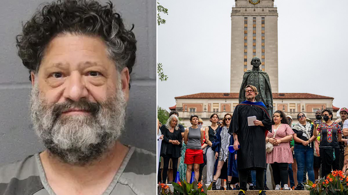 UT Austin professor Richard Heyman is fired after being arrested at anti-Israel protest where he ‘destroyed property and screamed expletives at cops’ [Video]