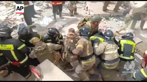 Search for Survivors After Apartment Block Collapses in Russia Border City After Heavy Shelling [Video]