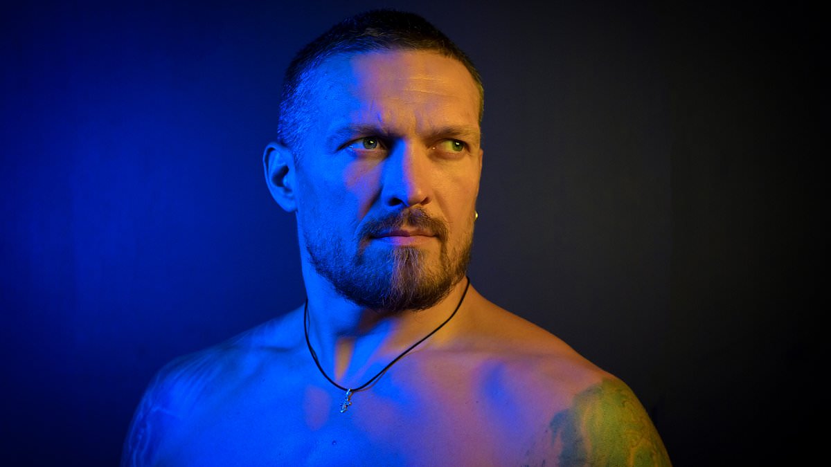 Oleksandr Usyk reveals he wakes up every morning and checks ‘how many rockets have landed at home’ before contacting his family to make sure they are live as he launches major fundraising campaign in build-up to Fury fight [Video]