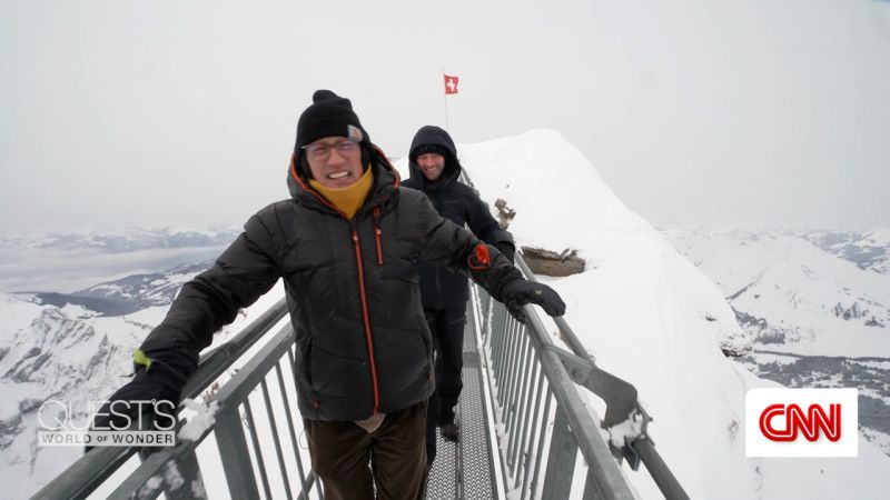 Crossing Switzerlands sky-high suspension bridge [Video]