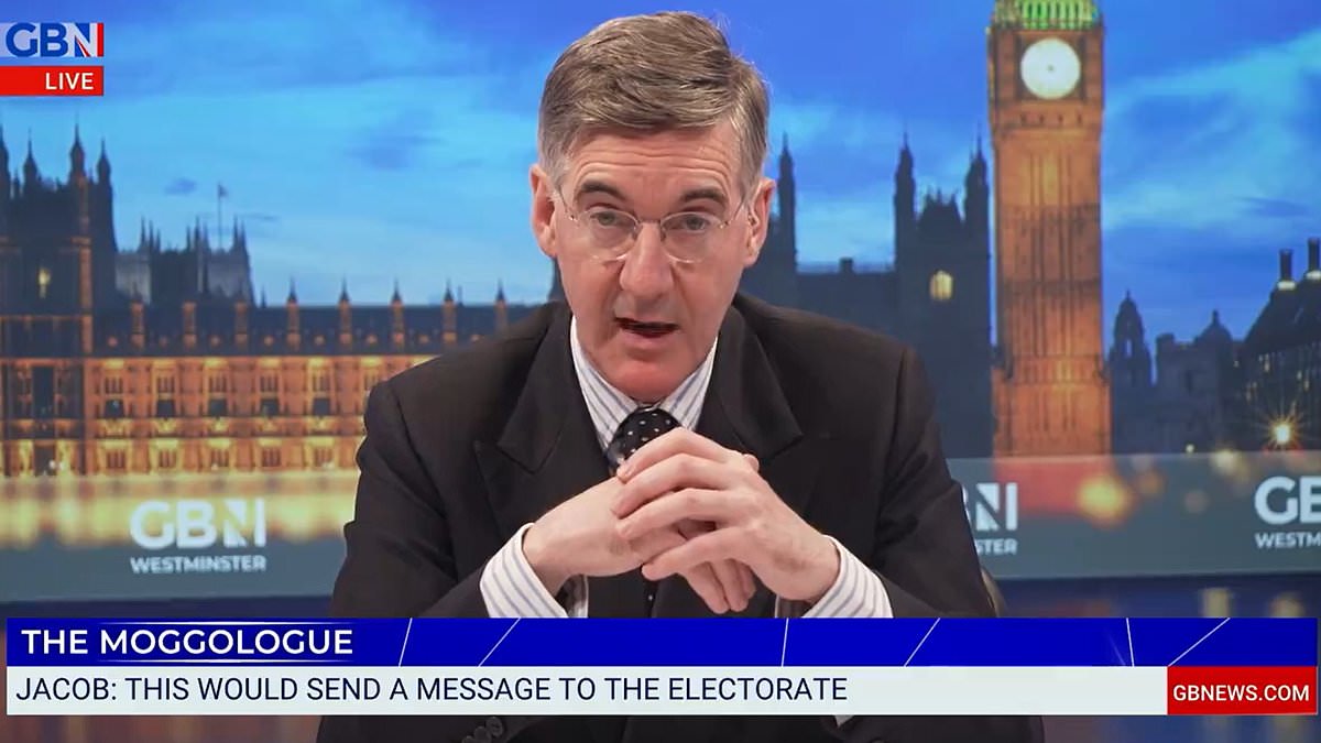 Tories must make Nigel Farage the Home Secretary and merge with Reform to win the election, warns Jacob Rees-Mogg – as Rishi Sunak faces more grim polls [Video]