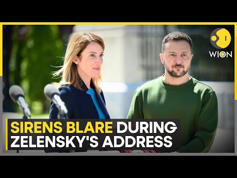 Russia-Ukraine War: Sirens interrupt Zelensky’s presser with EU parliament | WION [Video]