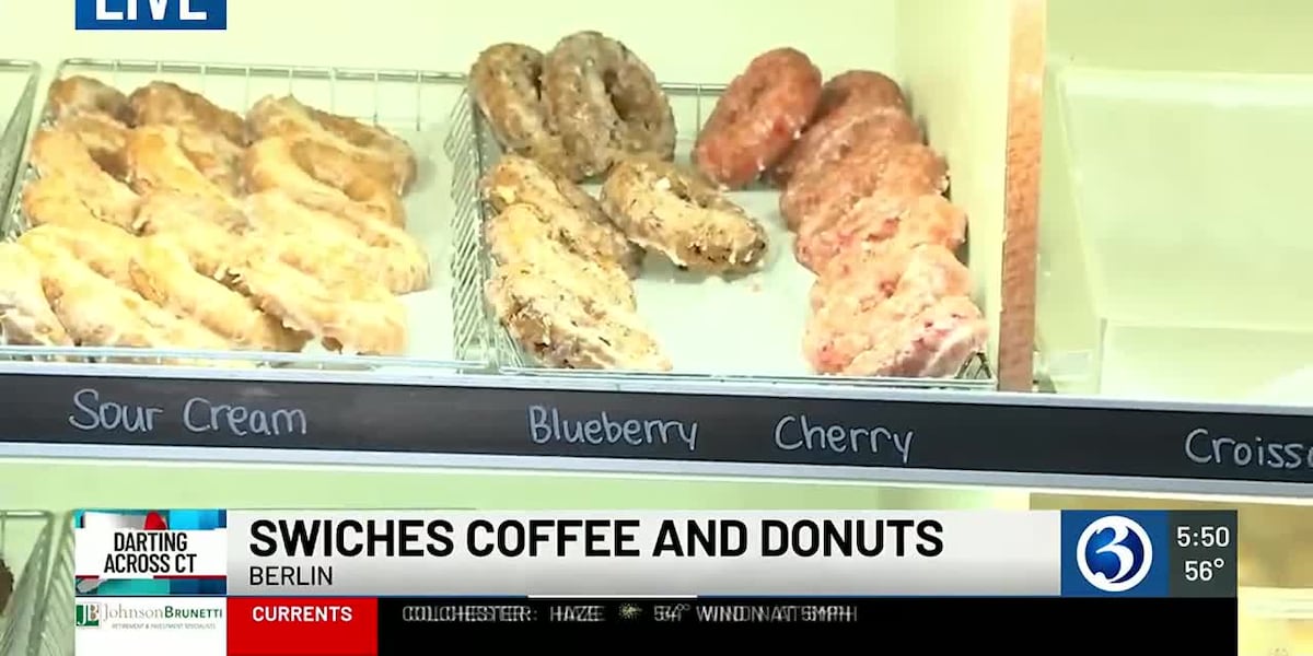 DARTING ACROSS CT: Swiches Coffee and Donuts [Video]
