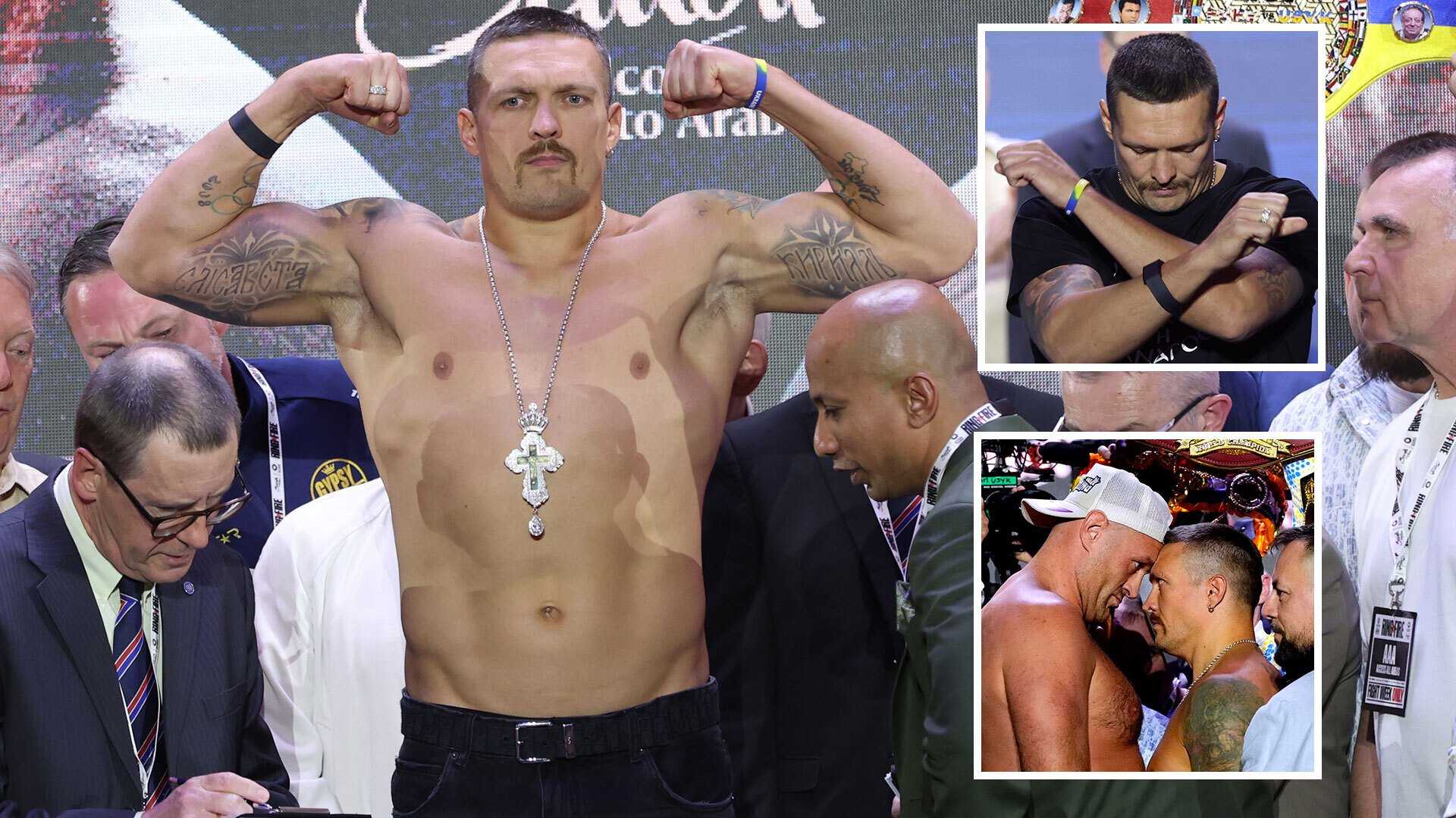 Oleksandr Usyk’s weight announced WRONG at Tyson Fury weigh-in as fans perform massive U-turn on predictions [Video]