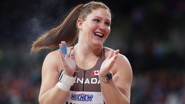 Armed with new Canadian mark, shot putter Mitton chasing big throws on Diamond League circuit [Video]