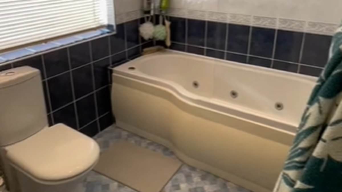 I brightened up my dull bathroom using just two household items… they only cost me 10 [Video]