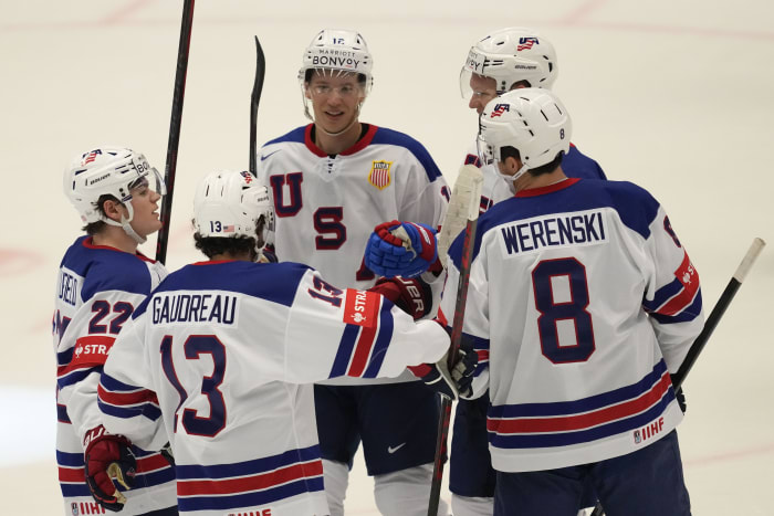 United States routs Kazakhstan 10-1 at hockey world championship [Video]
