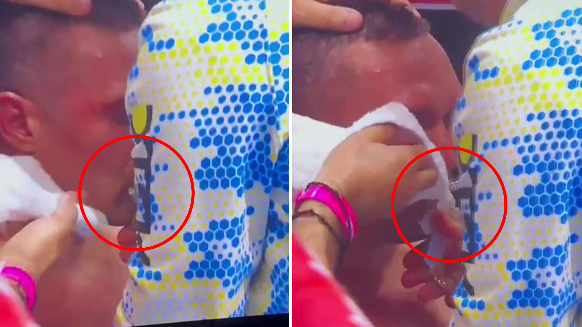 Fans cook up wild conspiracy theory after spotting Oleksandr Usyk ‘using inhaler’ between rounds during Tyson Fury win [Video]