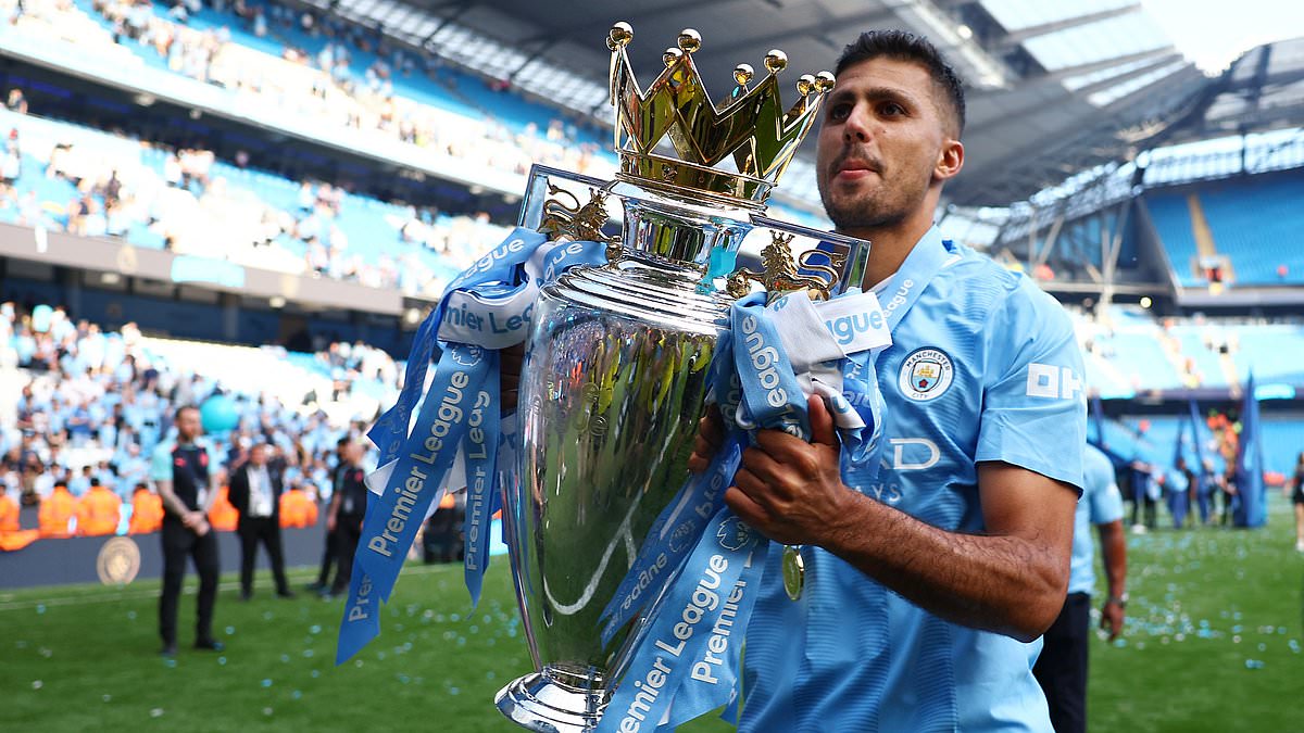 Rodri takes BRUTAL swipe at Arsenal after Manchester City win record fourth straight Premier League title as Spaniard points out the one big difference between rivals [Video]