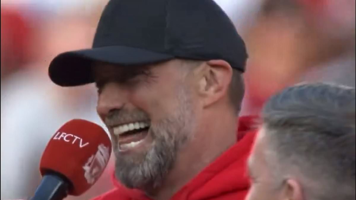 Jurgen Klopp makes emotional final speech to Liverpool fans before leading chants for incoming Arne Slot at Anfield… after Reds secure victory in the German’s last game in charge [Video]
