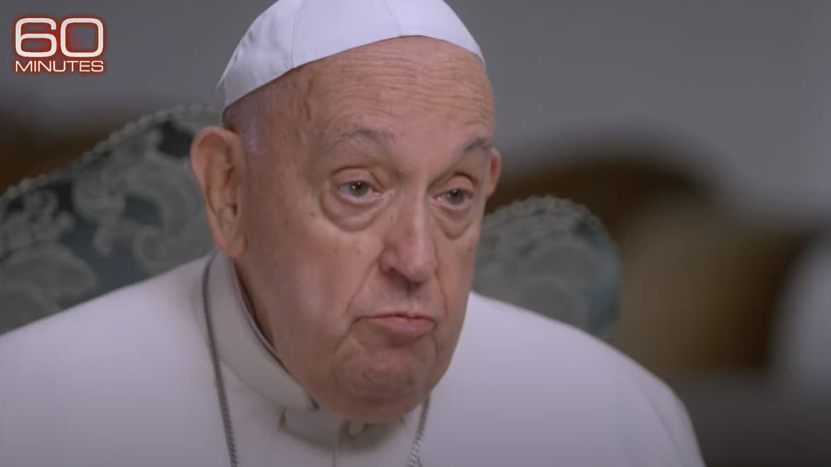 Pope Francis slams ‘anti-Semitism as a bad ideology’ during rare interview as he calls for an end to wars, including in Ukraine, arguing that ‘indifference is a very ugly disease’ [Video]