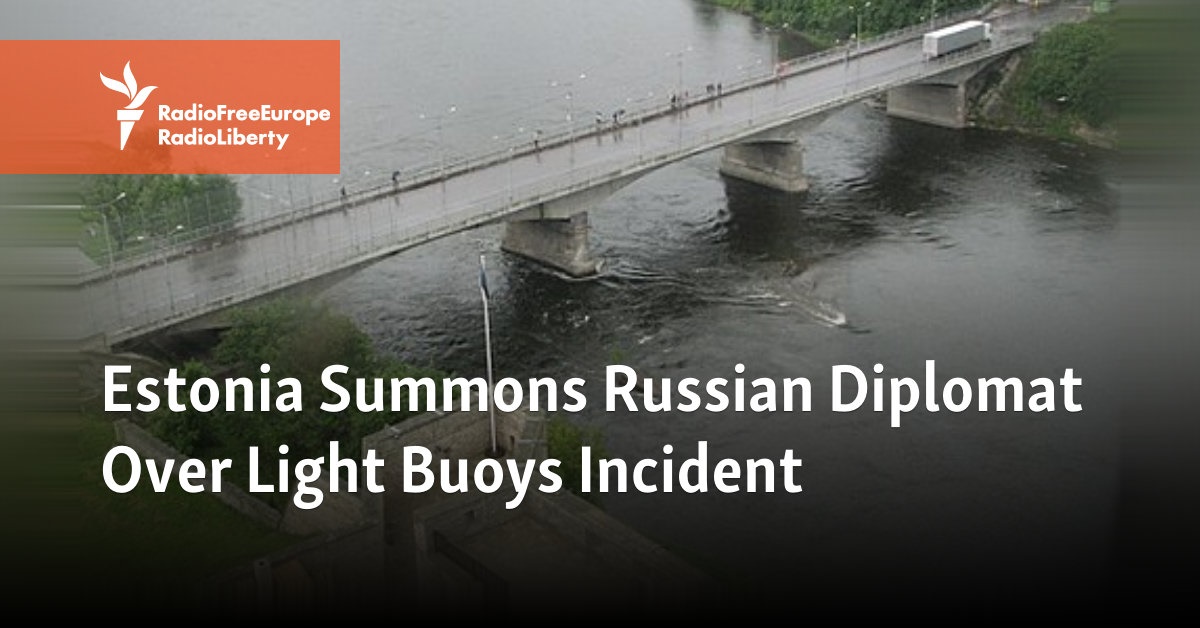 Estonia Summons Russian Diplomat Over Light Buoys Incident [Video]