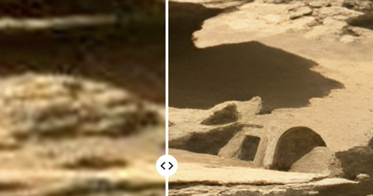 UFO SIGHTINGS DAILY: Ancient House On Mars, FOCUSED WITH AI, UAP [Video]