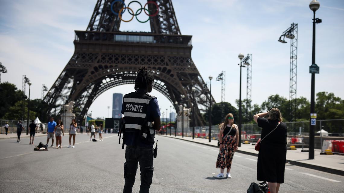 Paris is securing the Olympics with help of AI, jets and police [Video]