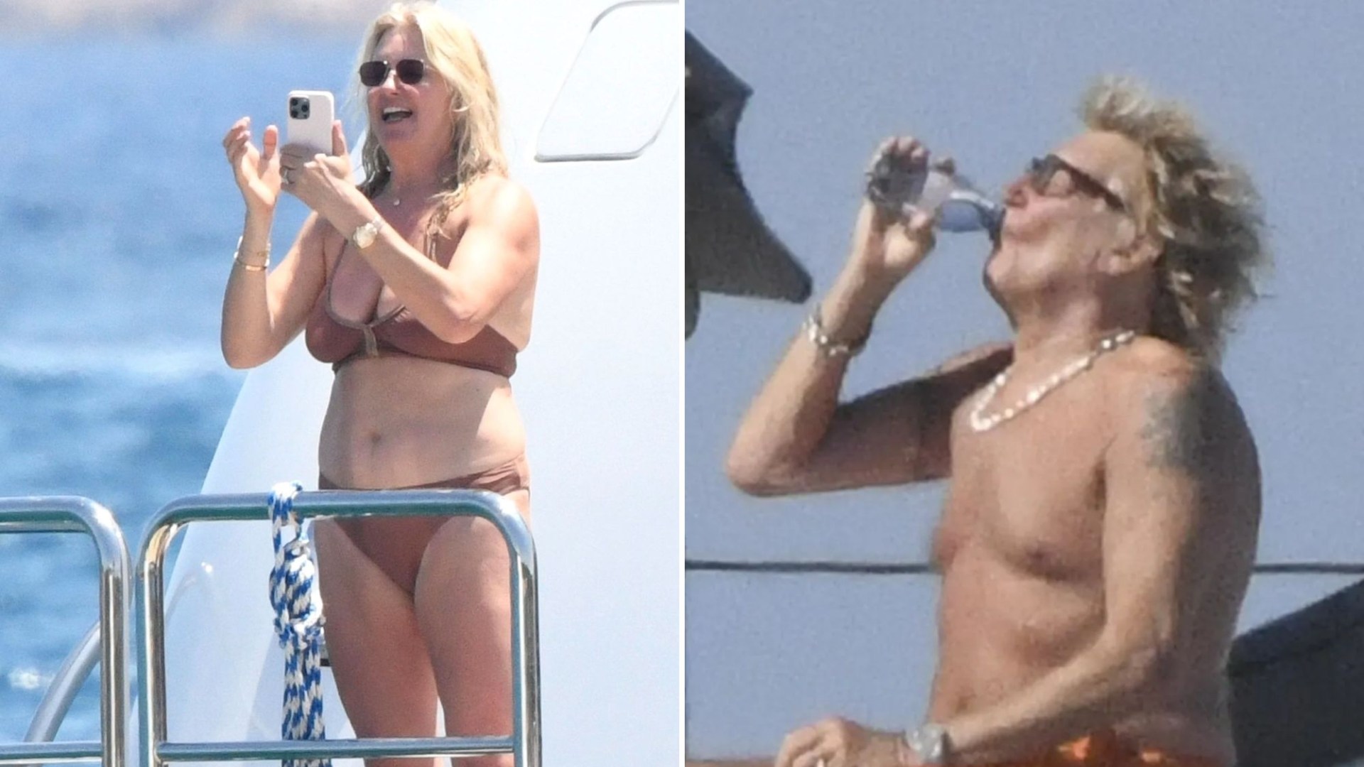 Penny Lancaster, 53, soaks up the sun on 50m yacht with husband Rod Stewart on Italian holiday [Video]