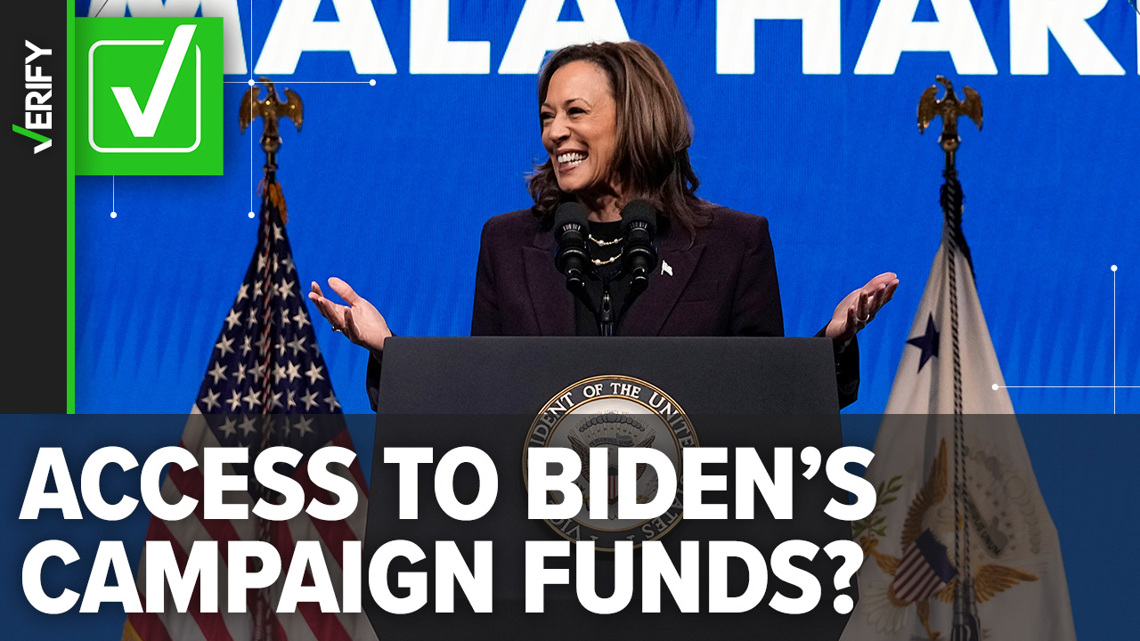 Biden’s campaign funds can be used by VP Kamala Harris in her bid for president [Video]