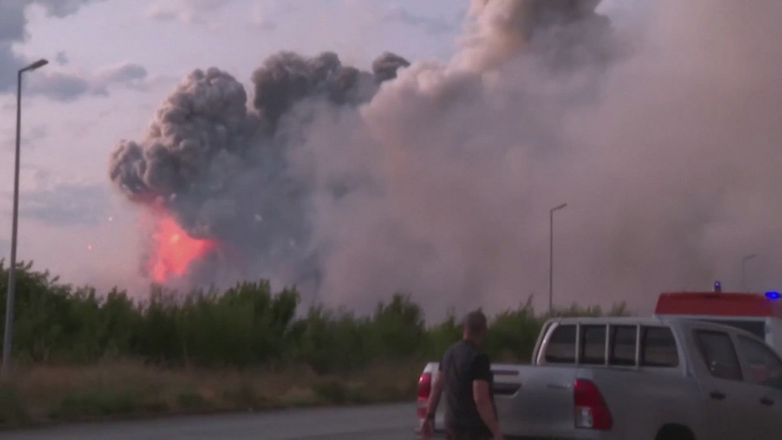 Fire at fireworks factory in Bulgaria [Video]